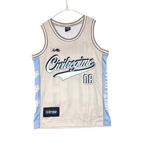 NWOT - Civil Regime Tan Basketball Jersey - Size Large